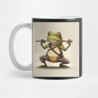 Cute frog doing yoga pose Mug